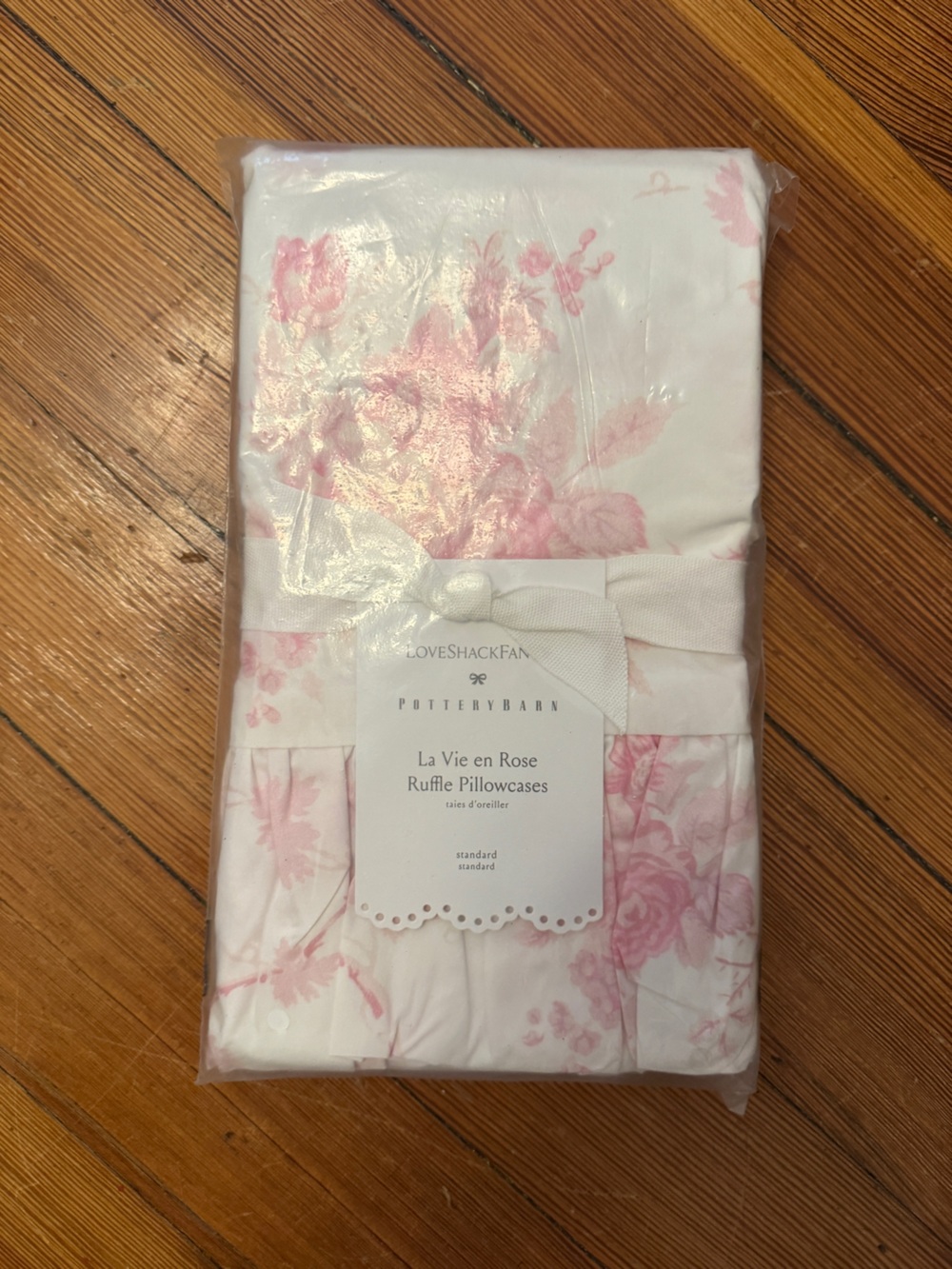 LoveShackFancy x Pottery Barn NWT Rose Ruffle Pillowcases Standard - Picture 8 of 9